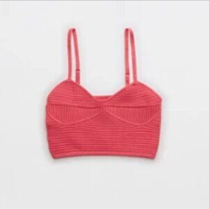 NWT Aerie Pink Punch Take Charge Corset Tank - XXL